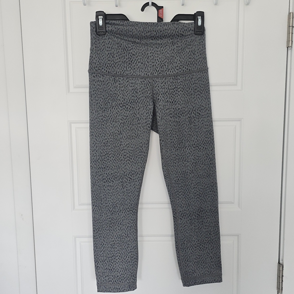 lululemon athletica Gray Speckled High-Rise Leggings
